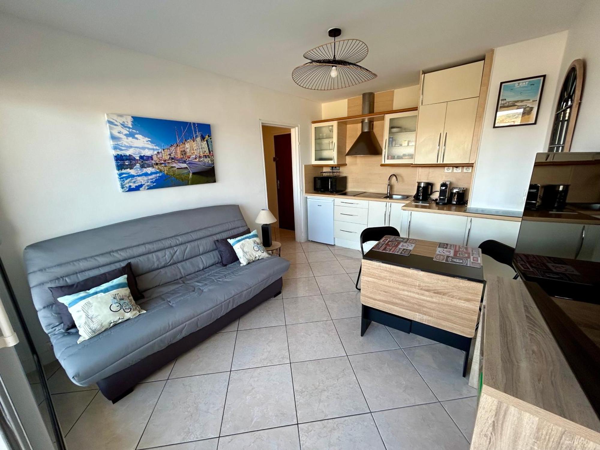 Appartement Vue Mer - 30 M De La Plage - 5 Minutes A Pied Du Centre Ville Et Du Casino Villers-sur-Mer Zewnętrze zdjęcie