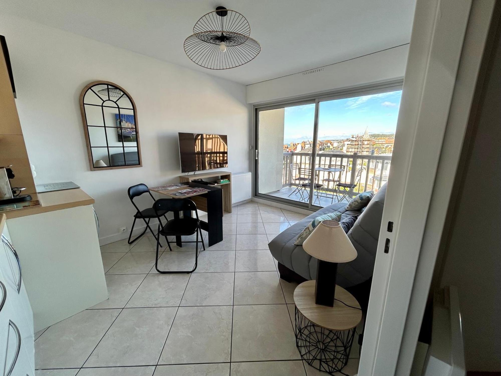 Appartement Vue Mer - 30 M De La Plage - 5 Minutes A Pied Du Centre Ville Et Du Casino Villers-sur-Mer Zewnętrze zdjęcie