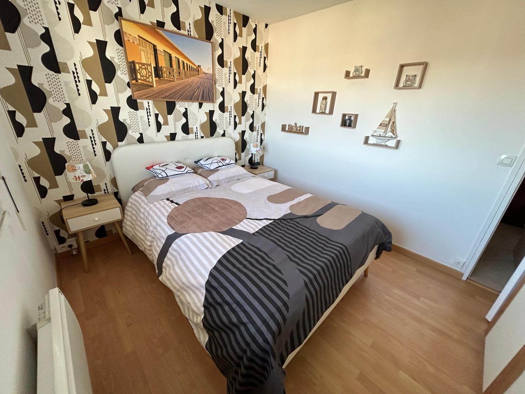 Appartement Vue Mer - 30 M De La Plage - 5 Minutes A Pied Du Centre Ville Et Du Casino Villers-sur-Mer Zewnętrze zdjęcie